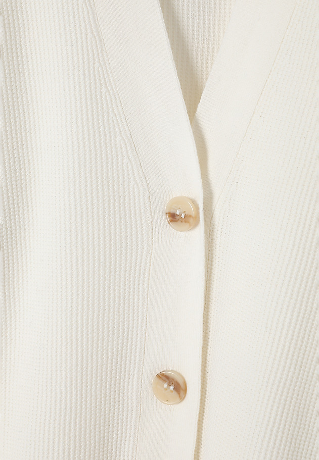 BAVLNENÝ KARDIGÁN - PONKONI BAVLNENÝ KARDIGÁN - PONKONI ECRU 8