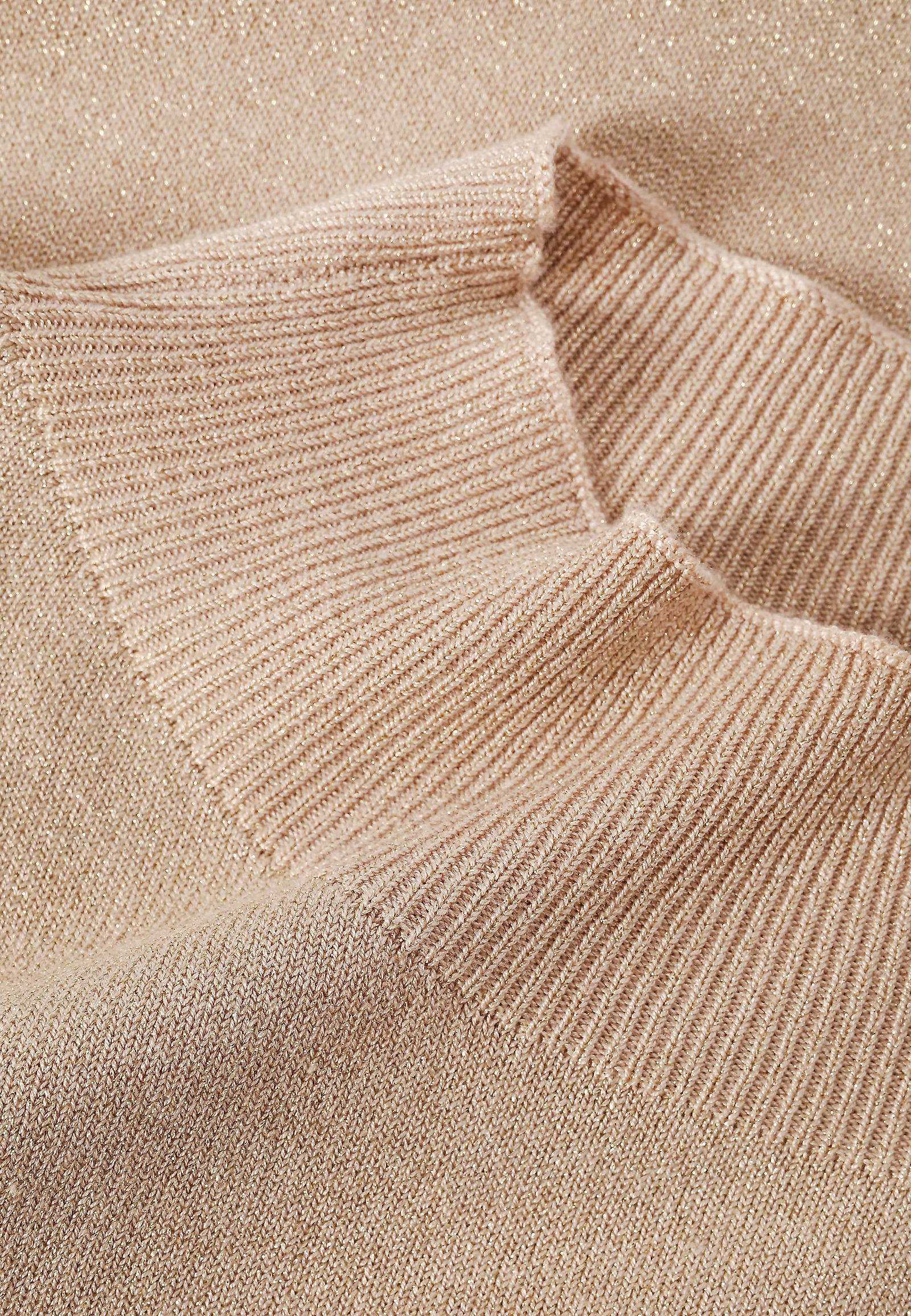 CLASSIC JUMPER WITH METALLIC FIBRE - LULU CLASSIC JUMPER WITH METALLIC FIBRE - LULU BEIGE 116703