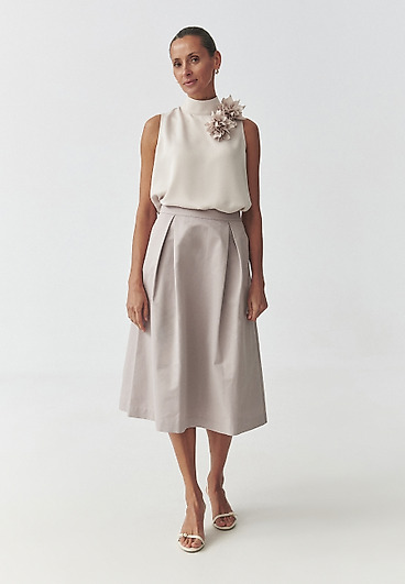 ROZKLOSZOWANA SPÓDNICA MIDI — DIANA ROZKLOSZOWANA SPÓDNICA MIDI — DIANA