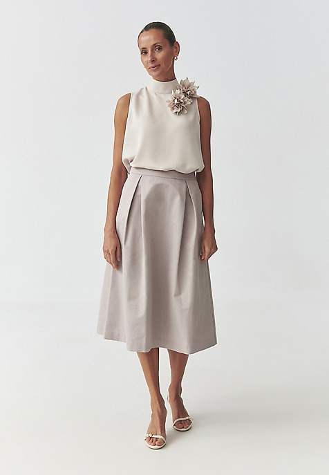 ROZKLOSZOWANA SPÓDNICA MIDI — DIANA ROZKLOSZOWANA SPÓDNICA MIDI — DIANA