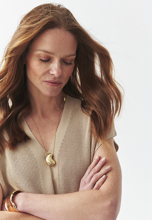 KNITTED BLOUSE WITH VISCOSE - TALA KNITTED BLOUSE WITH VISCOSE - TALA BEŻOWY 6