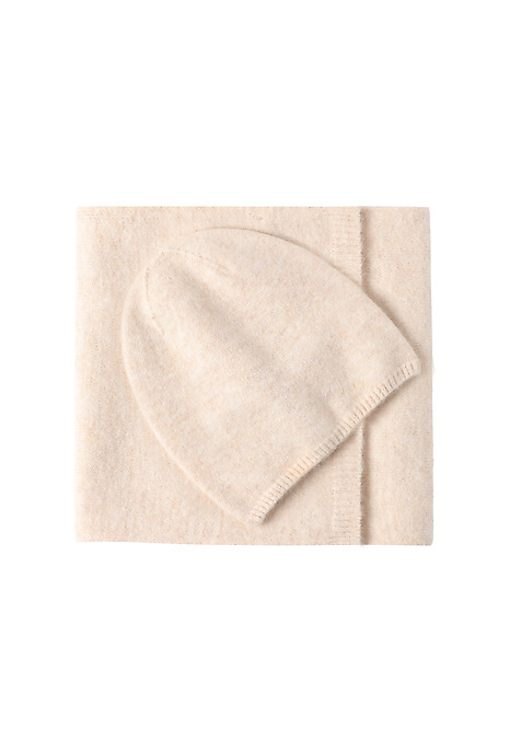 FULARD DIN TRICOT CU LANA - ADIVIN ECRU 2