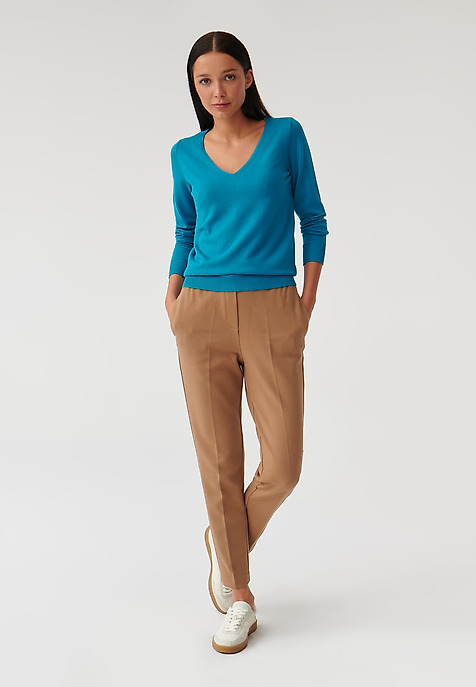 LADIES’ CLASSIC SWEATER TESSA 1 BLUE 2