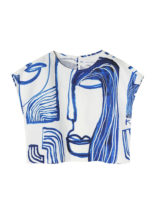 BLUZĂ DE DAMĂ, DIN IN, CU MODEL - KRIKO BLUZĂ DE DAMĂ, DIN IN, CU MODEL - KRIKO MULTICOLOR 4