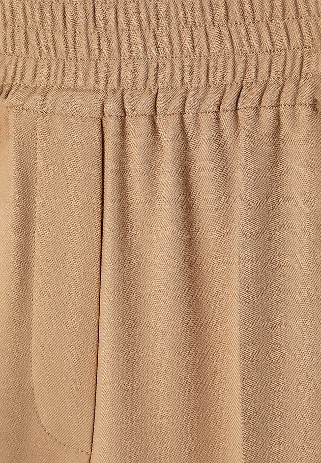 LADIES’ TROUSERS WITH SEWN-IN ELASTIC AROUND THE WAIST - MILTI 1 LADIES’ TROUSERS WITH SEWN-IN ELASTIC AROUND THE WAIST - MILTI 1 BEŻOWY 5