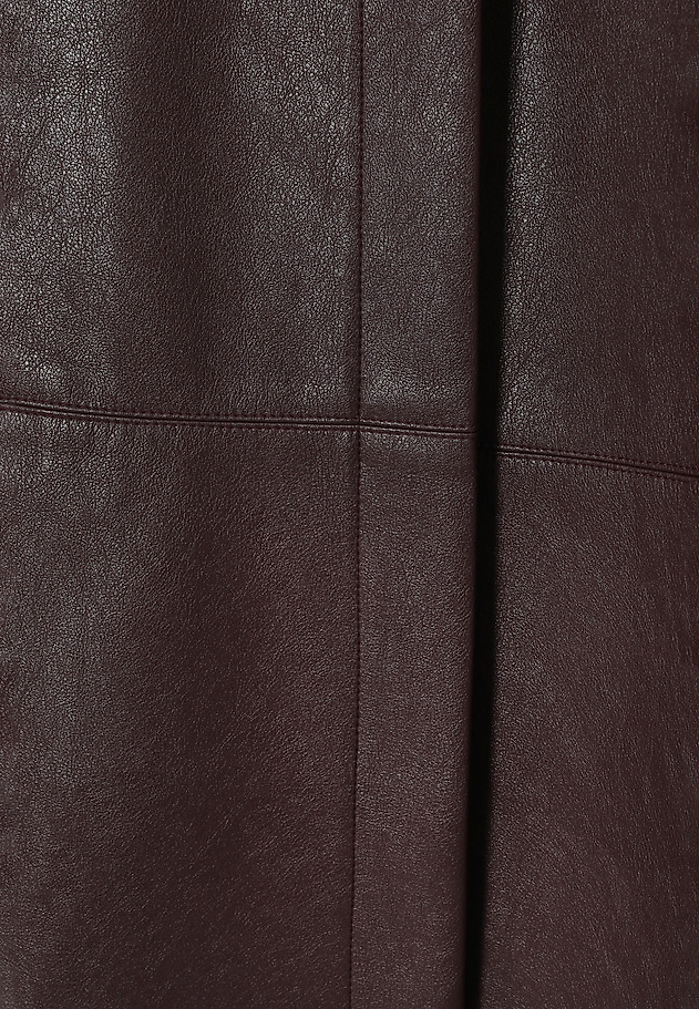 MIDI SKIRT IN IMITATION LEATHER — SKINO MIDI SKIRT IN IMITATION LEATHER — SKINO FIOLETOWY 5
