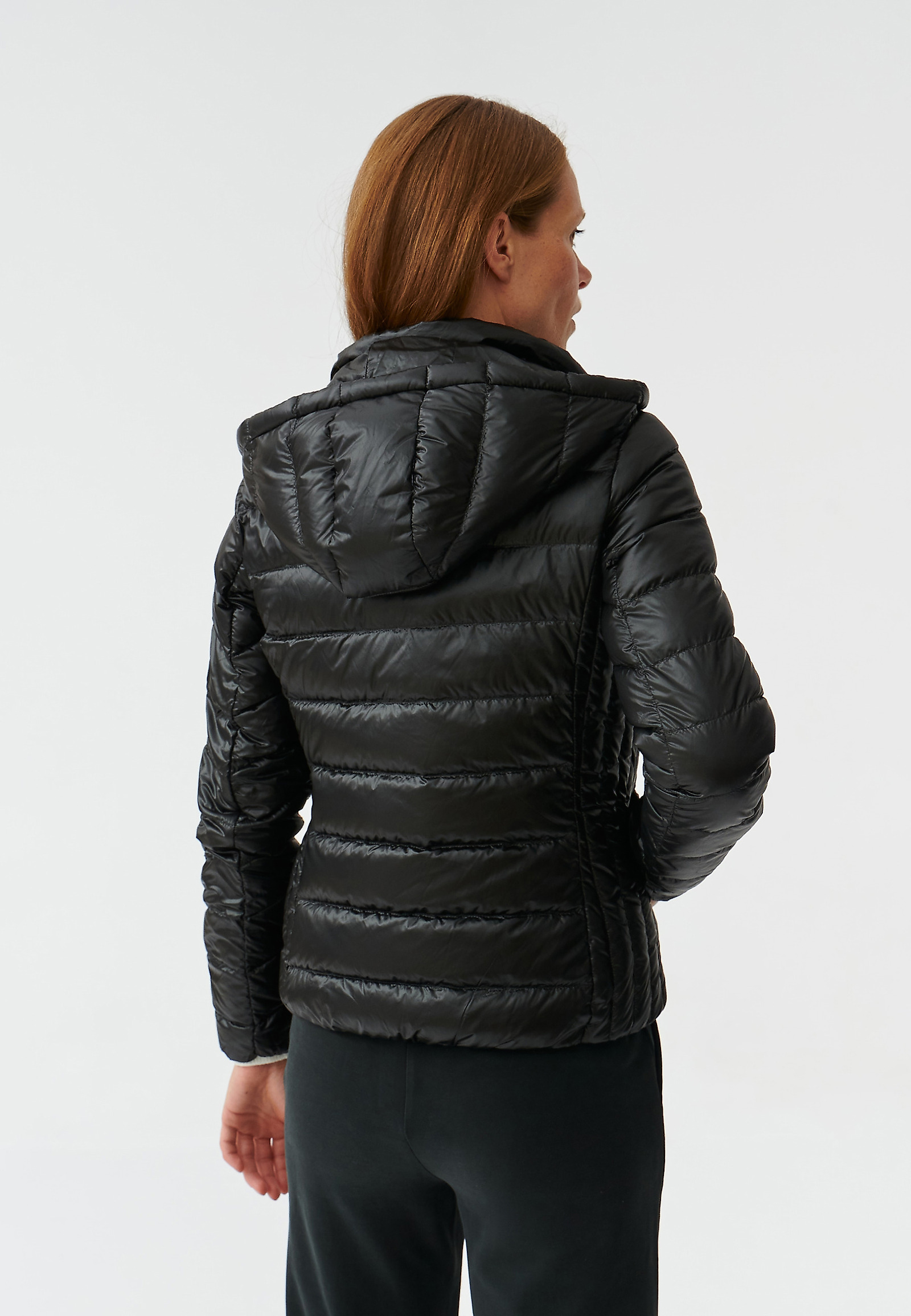 KURTKA DAMSKA TKANINOWA MARKANA KURTKA DAMSKA TKANINOWA MARKANA CZARNY 89696