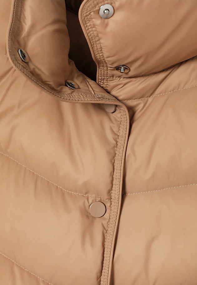 DOWN JACKET WITH STAND-UP COLLAR — MARONA DOWN JACKET WITH STAND-UP COLLAR — MARONA BEŻOWY 10