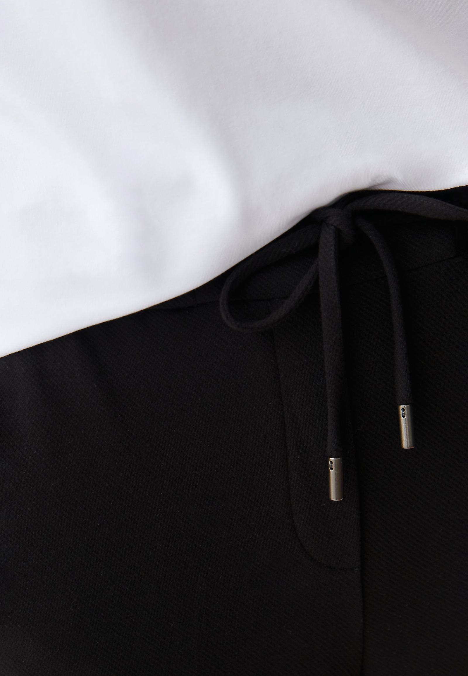 LADIES’ TROUSERS WITH RIBBING IWONE LADIES’ TROUSERS WITH RIBBING IWONE BLACK 89960