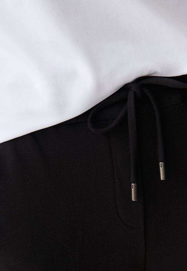 LADIES’ TROUSERS WITH RIBBING IWONE LADIES’ TROUSERS WITH RIBBING IWONE BLACK 5