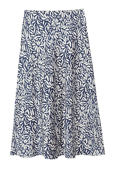 SATIN VISCOSE MIDI SKIRT - SATINI CZ MULTICOLOR 2
