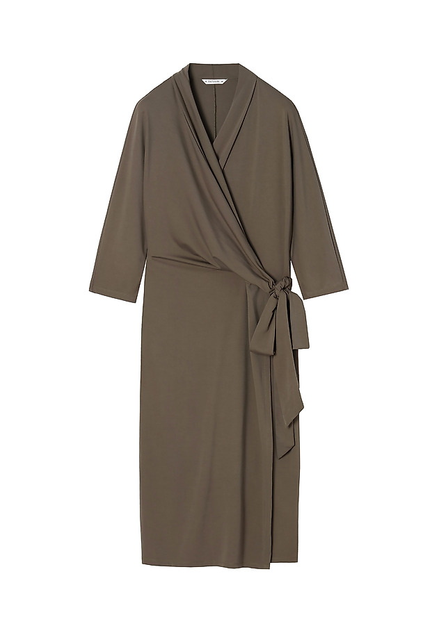 LADIES' WRAP DRESS MIROKO LADIES' WRAP DRESS MIROKO KHAKI 6