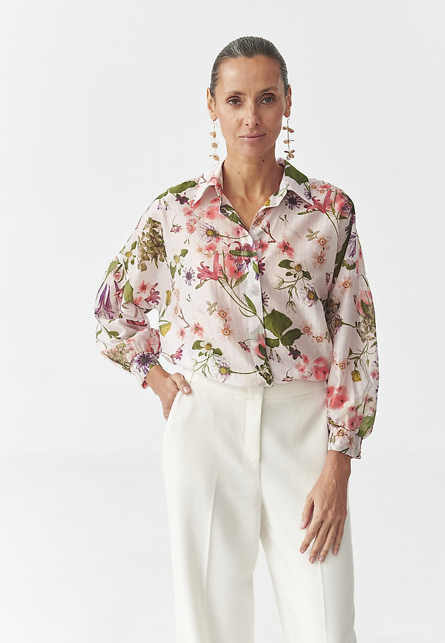 FLORAL LYOCELL SHIRT — FLORELLA FLORAL LYOCELL SHIRT — FLORELLA MULTIKOLOR 4