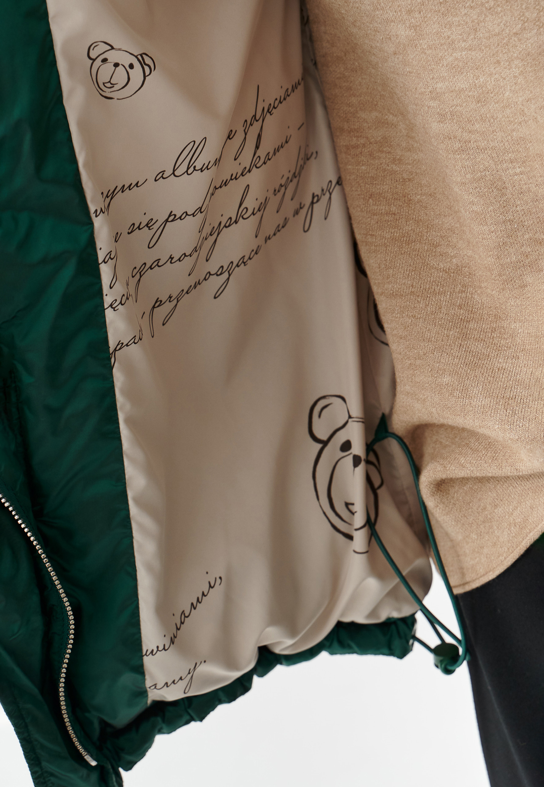 DAMSKA KURTKA PUCHOWA Z ODPINANYM KAPTUREM PRECJO 1