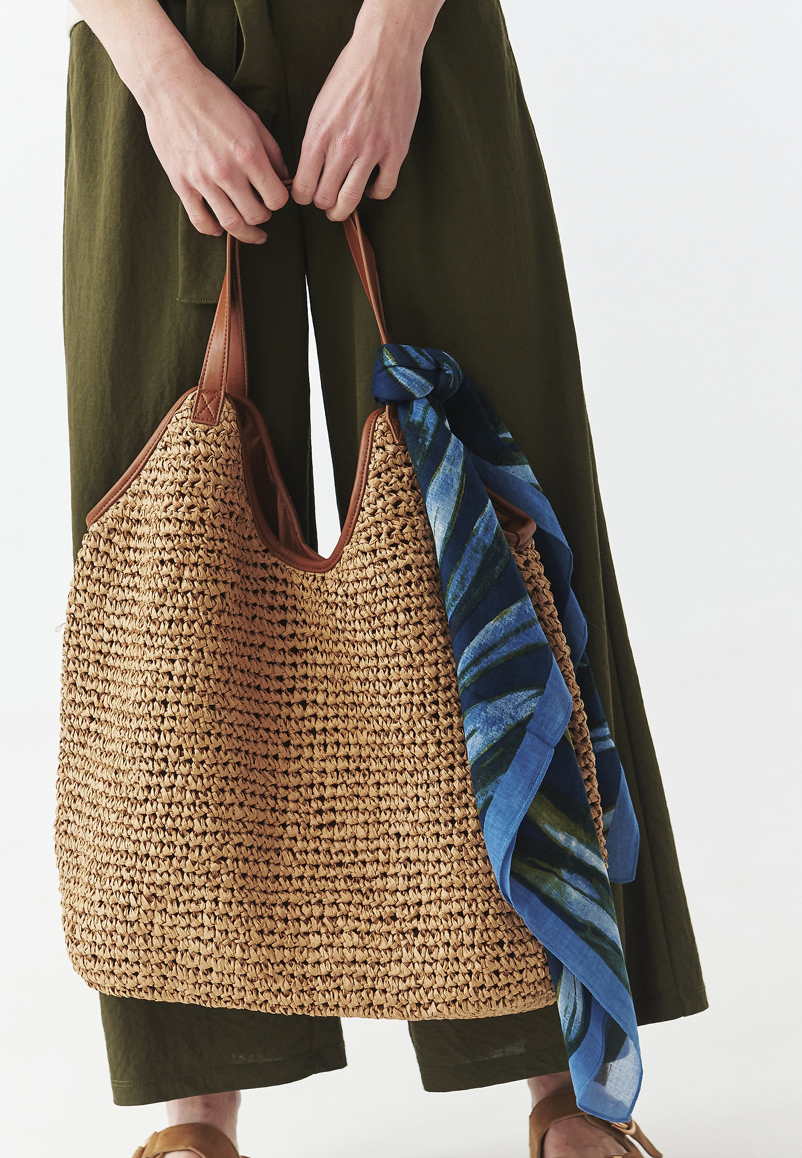 LADIES' BRAIDED BAG - BESSIE LADIES' BRAIDED BAG - BESSIE BEIGE 109469