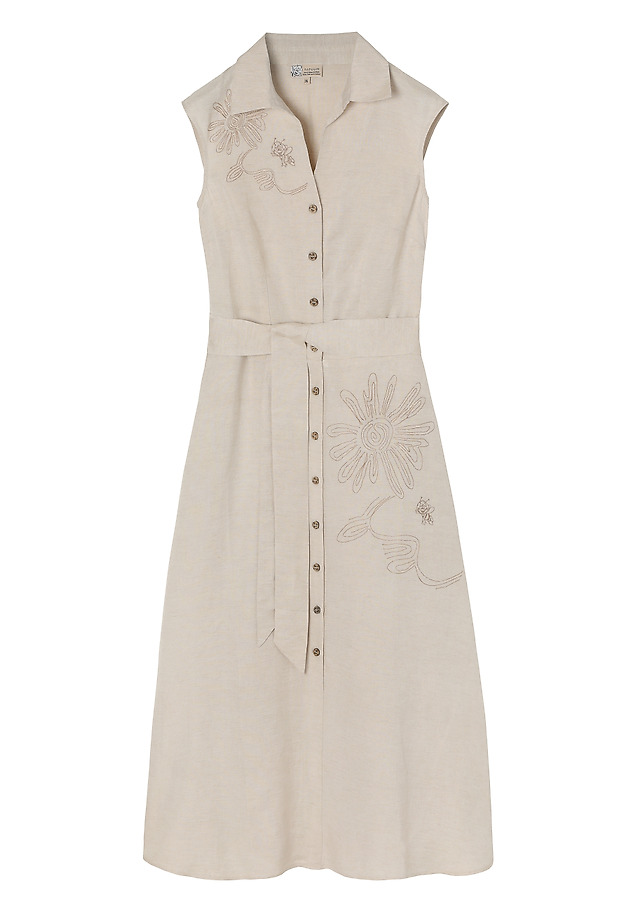 ROCHIE MIDI SCHMISSERIE DIN IN SI VISCOZA - RONNA 1 ROCHIE MIDI SCHMISSERIE DIN IN SI VISCOZA - RONNA 1 BEJ 6