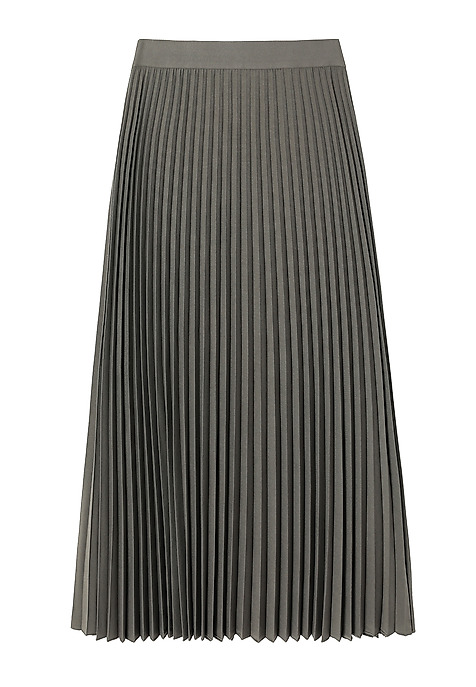 FABRIC SKIRT WITH PLEATS OF THE SOLEY TYPE - RIDIO 3 KHAKI 2