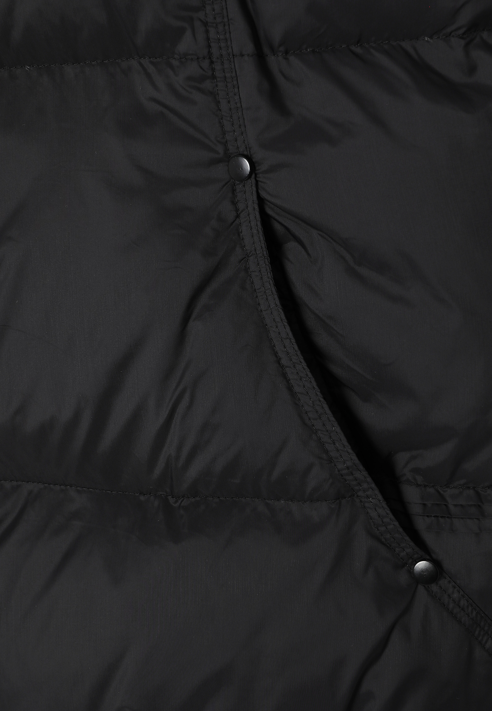 DOWN VEST WITH ELASTIC FINISH - SAWA DOWN VEST WITH ELASTIC FINISH - SAWA BLACK 115001