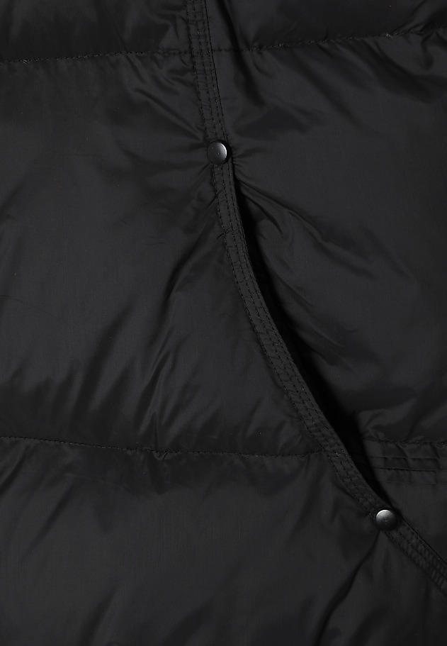 DOWN VEST WITH ELASTIC FINISH - SAWA DOWN VEST WITH ELASTIC FINISH - SAWA BLACK 7