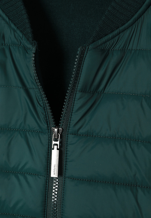 LADIES' JUMPER WITH QUILTED FRONT - KADEKO LADIES' JUMPER WITH QUILTED FRONT - KADEKO ZIELONY 8