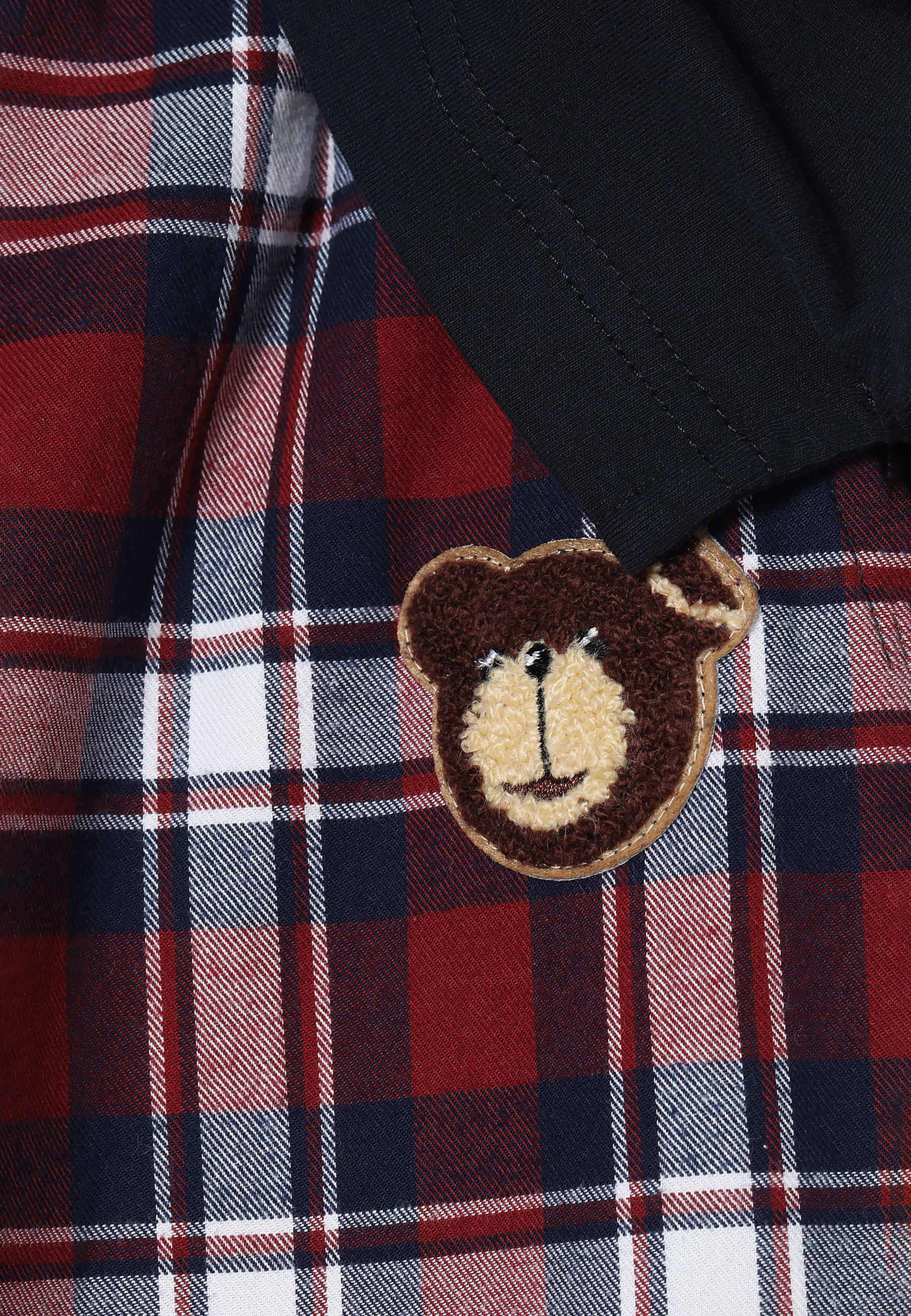 DÁMSKE LÁTKOVO-PLETENÉ PYŽAMO S MOTÍVOM MACKA UŠKA PAULA VIACFAREBNÝ 2