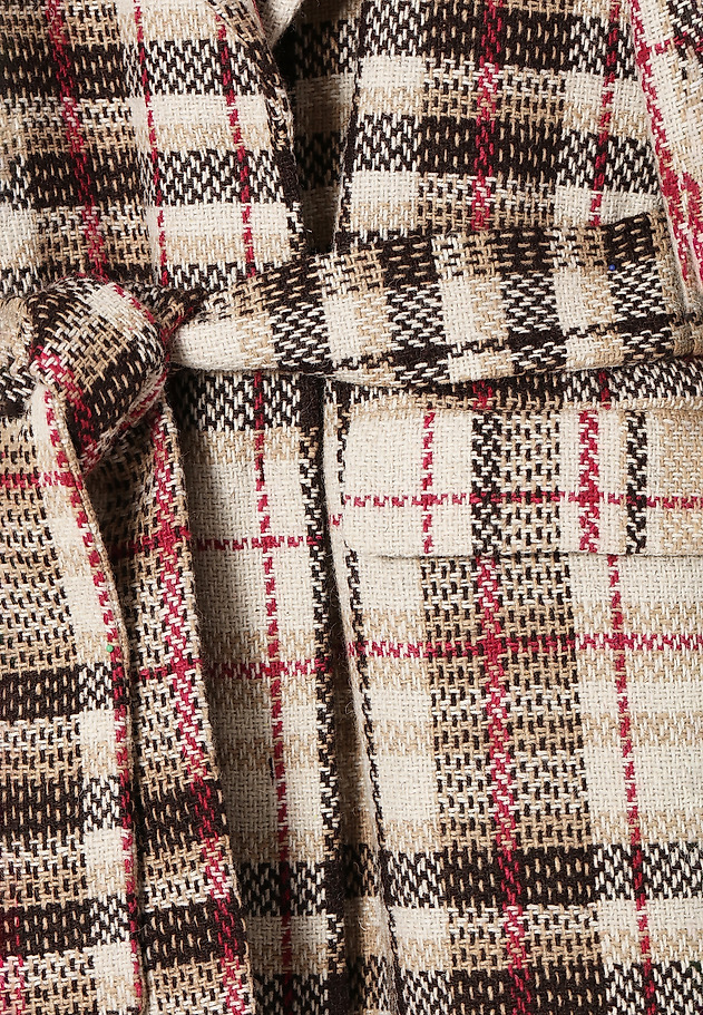 CLASSIC LADIES' CHEQUERED COAT SILANA CLASSIC LADIES' CHEQUERED COAT SILANA MULTIKOLOR 8
