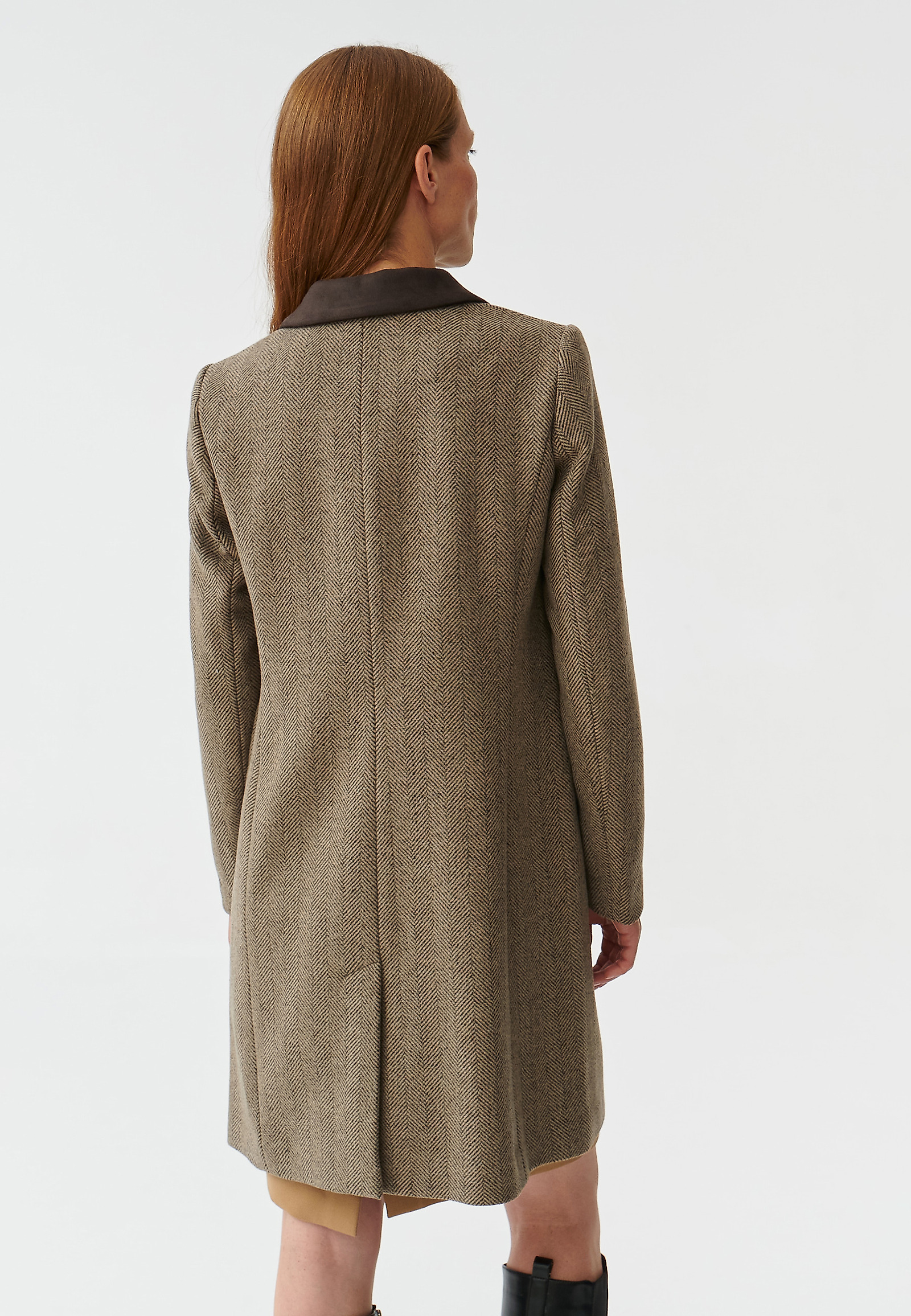 LADIES’ CLASSIC HERRINGBONE COAT SOWIA LADIES’ CLASSIC HERRINGBONE COAT SOWIA MULTICOLOR 90764