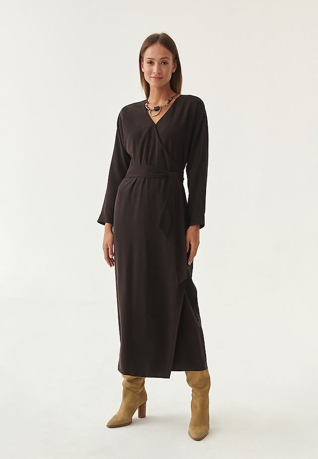 LADIES' MAXI DRESS ASPENA LADIES' MAXI DRESS ASPENA BRĄZOWY 5