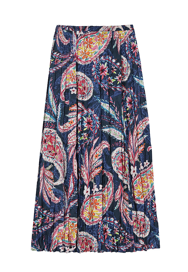 LADIES' MAXI CREASED SKIRT CRINCLA LADIES' MAXI CREASED SKIRT CRINCLA MULTIKOLOR 4