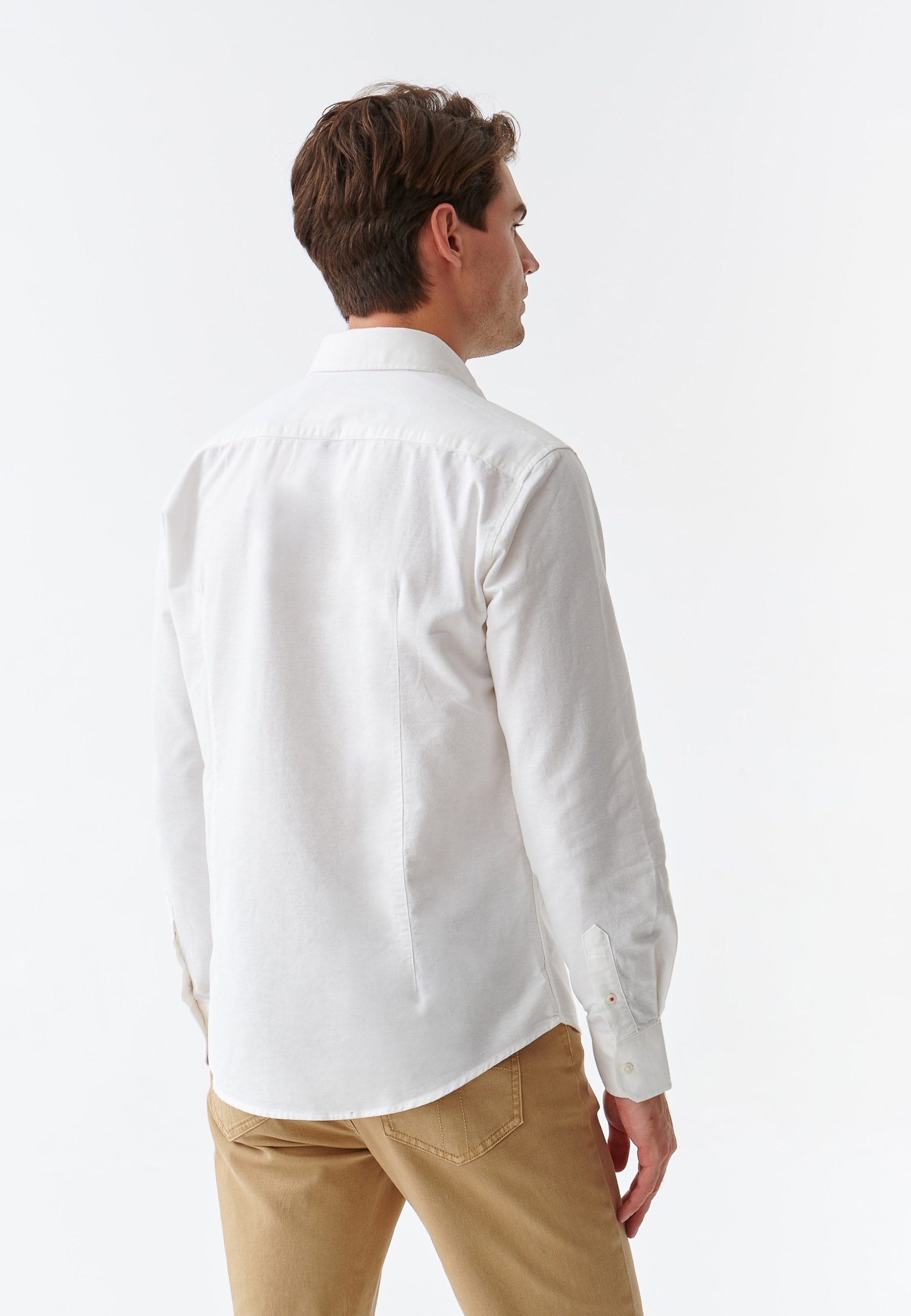 KLASYCZNA KOSZULA MĘSKA Z DŁUGIM RĘKAWEM FIRSTIE 3 MODERN BIAŁY 2