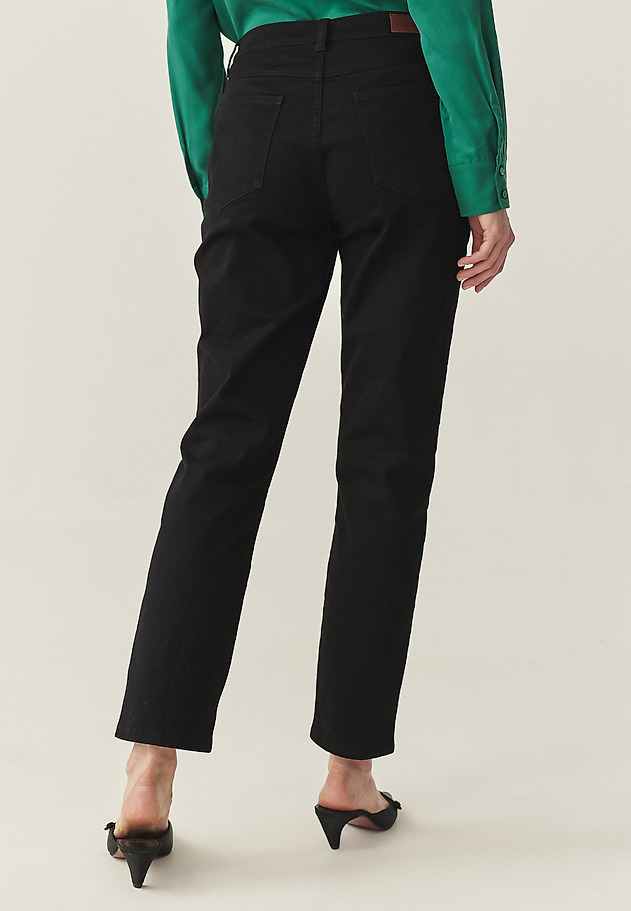 PANTALONI SLIM FIT DIN DENIM - YOKO 2 PANTALONI SLIM FIT DIN DENIM - YOKO 2 NEGRU 3