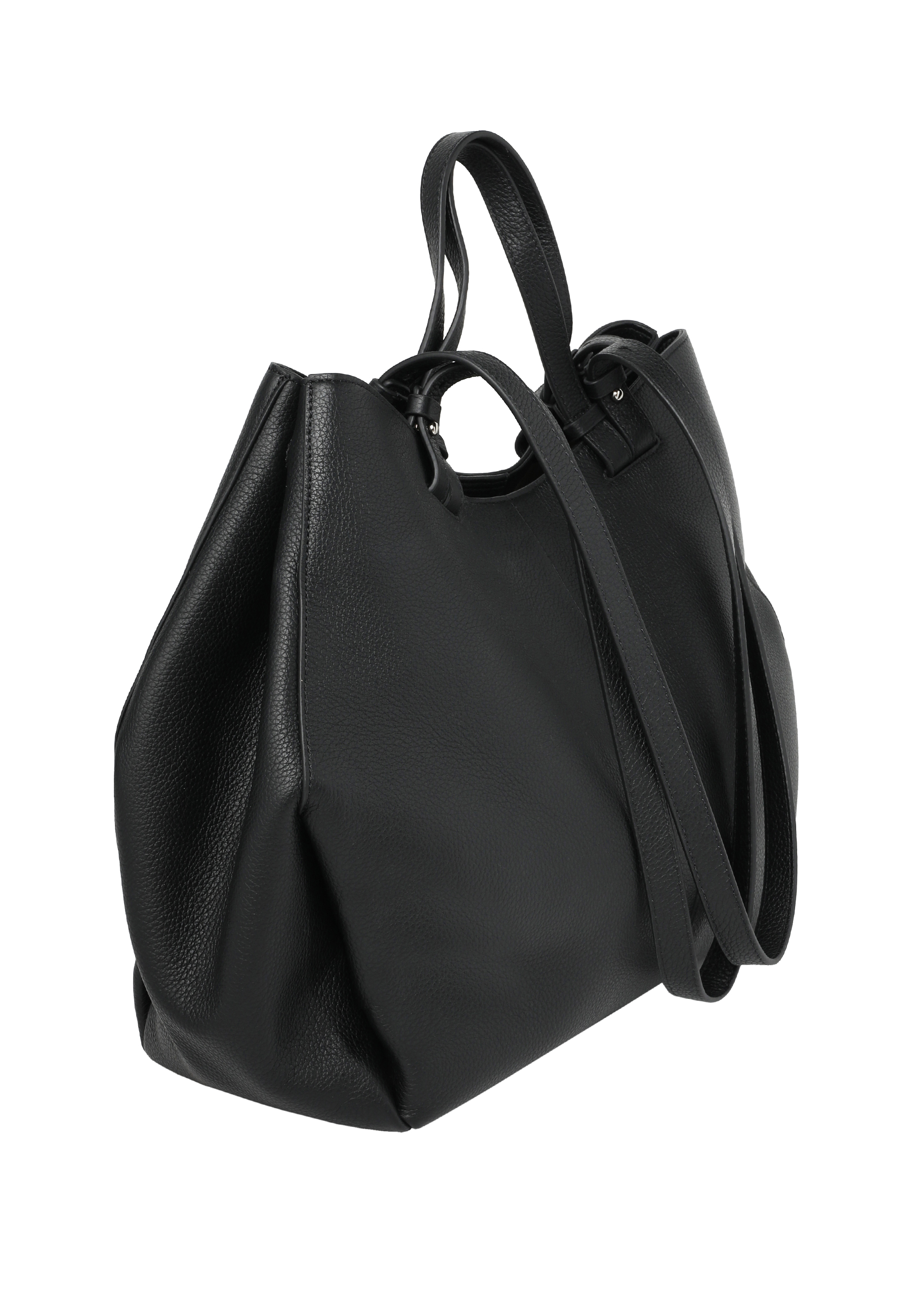 DÁMSKA KOŽENÁ KABELKA – LIVETTA ČIERNA 2