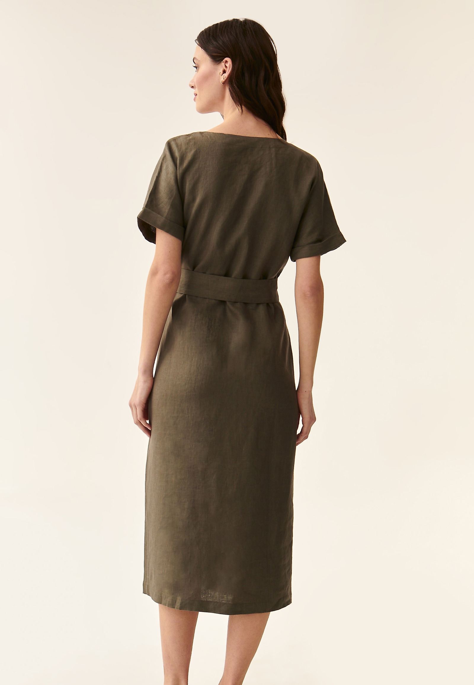 ROCHIE ÎNCHISĂ ÎN FAȚĂ DIN IN CU BUZUNARE MARI WANKARMI ROCHIE ÎNCHISĂ ÎN FAȚĂ DIN IN CU BUZUNARE MARI WANKARMI KAKI 87948
