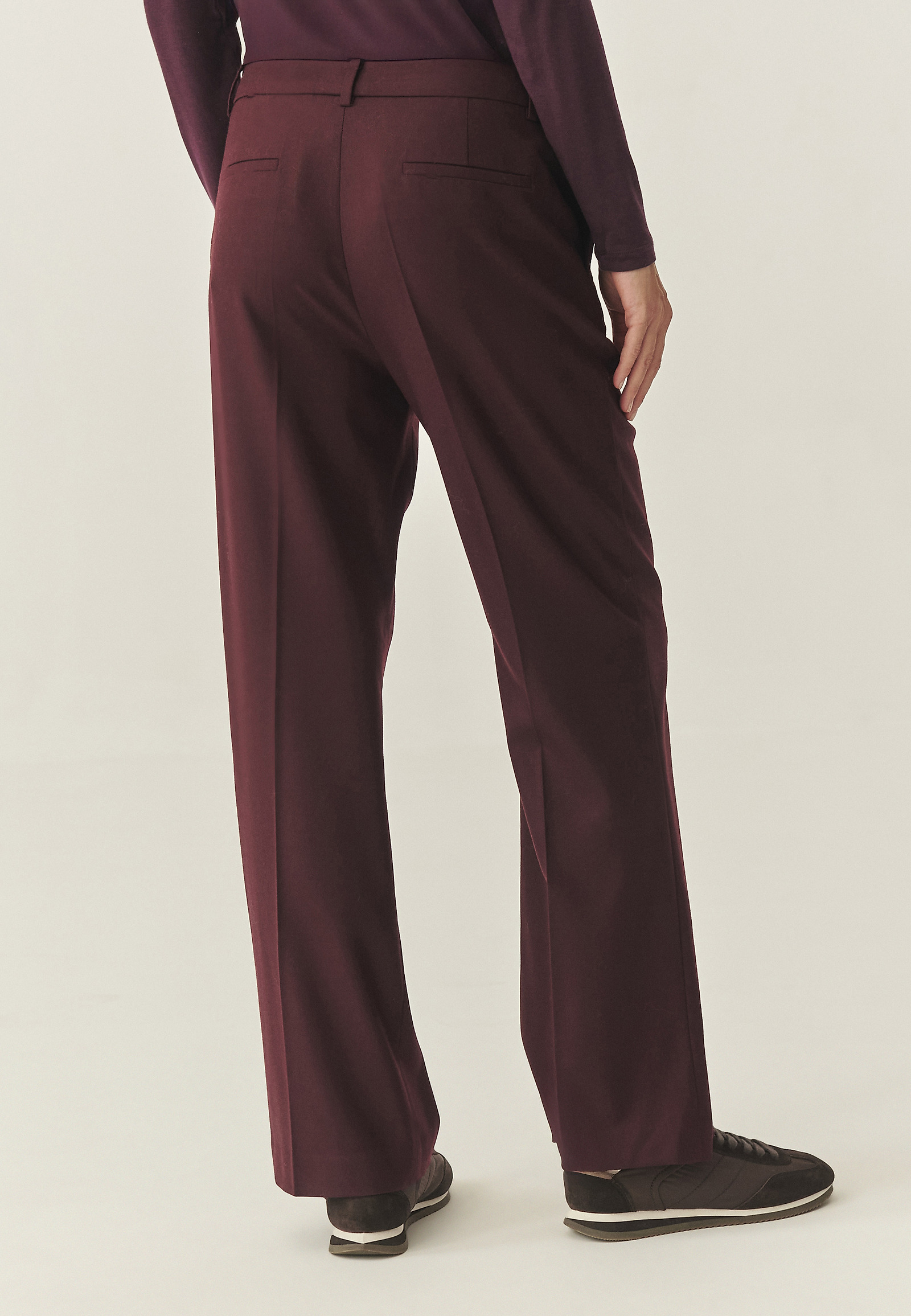 WOOL SUIT TROUSERS - WILLIAMSBURG WOOL SUIT TROUSERS - WILLIAMSBURG ČERVENÁ 117693