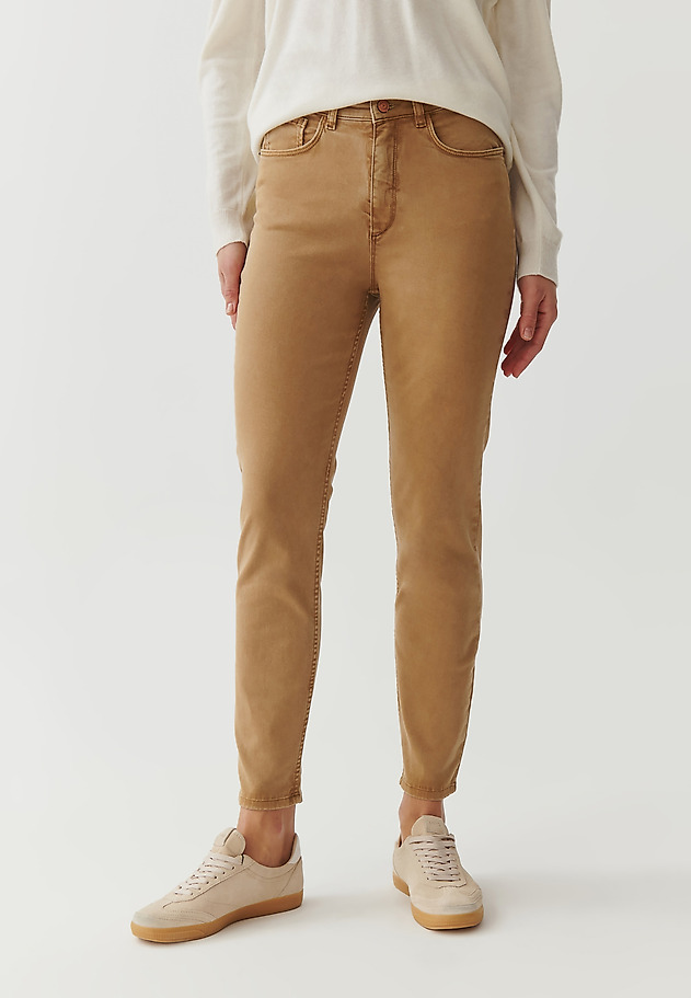 LADIES’ CLASSIC REGULAR FIT JEANS - ROMIKI LADIES’ CLASSIC REGULAR FIT JEANS - ROMIKI BEŻOWY 2