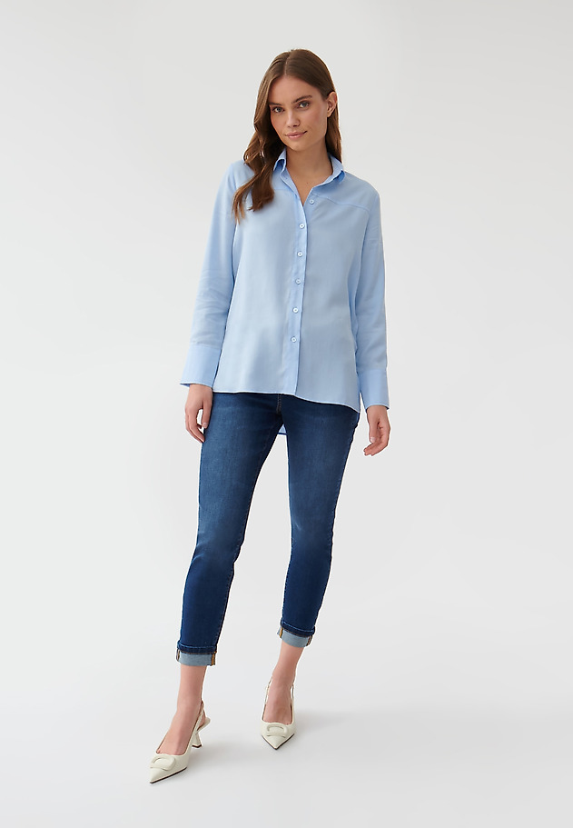 LADIES’ LONG-SLEEVED SHIRT PRECJA LADIES’ LONG-SLEEVED SHIRT PRECJA NIEBIESKI 2