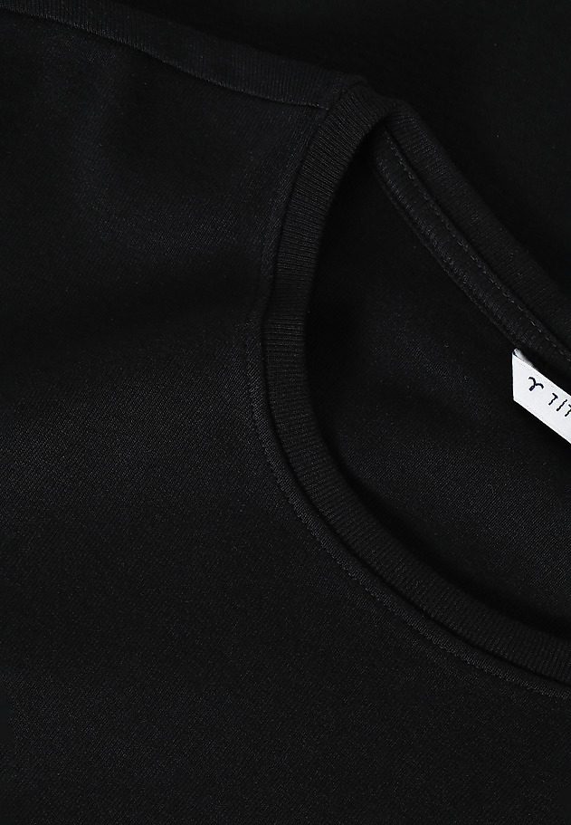 T-SHIRT DAMSKI DZIANINOWY Z DŁUGIM RĘKAWEM BASIA T-SHIRT DAMSKI DZIANINOWY Z DŁUGIM RĘKAWEM BASIA CZARNY 7