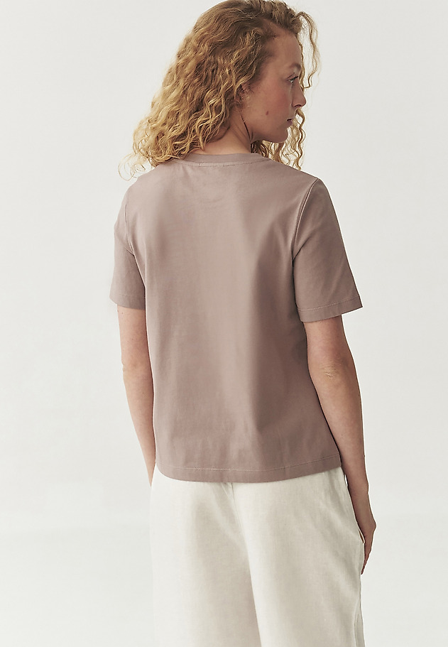 LADIES' COTTON T-SHIRT - SORIA LADIES' COTTON T-SHIRT - SORIA BEŻOWY 3