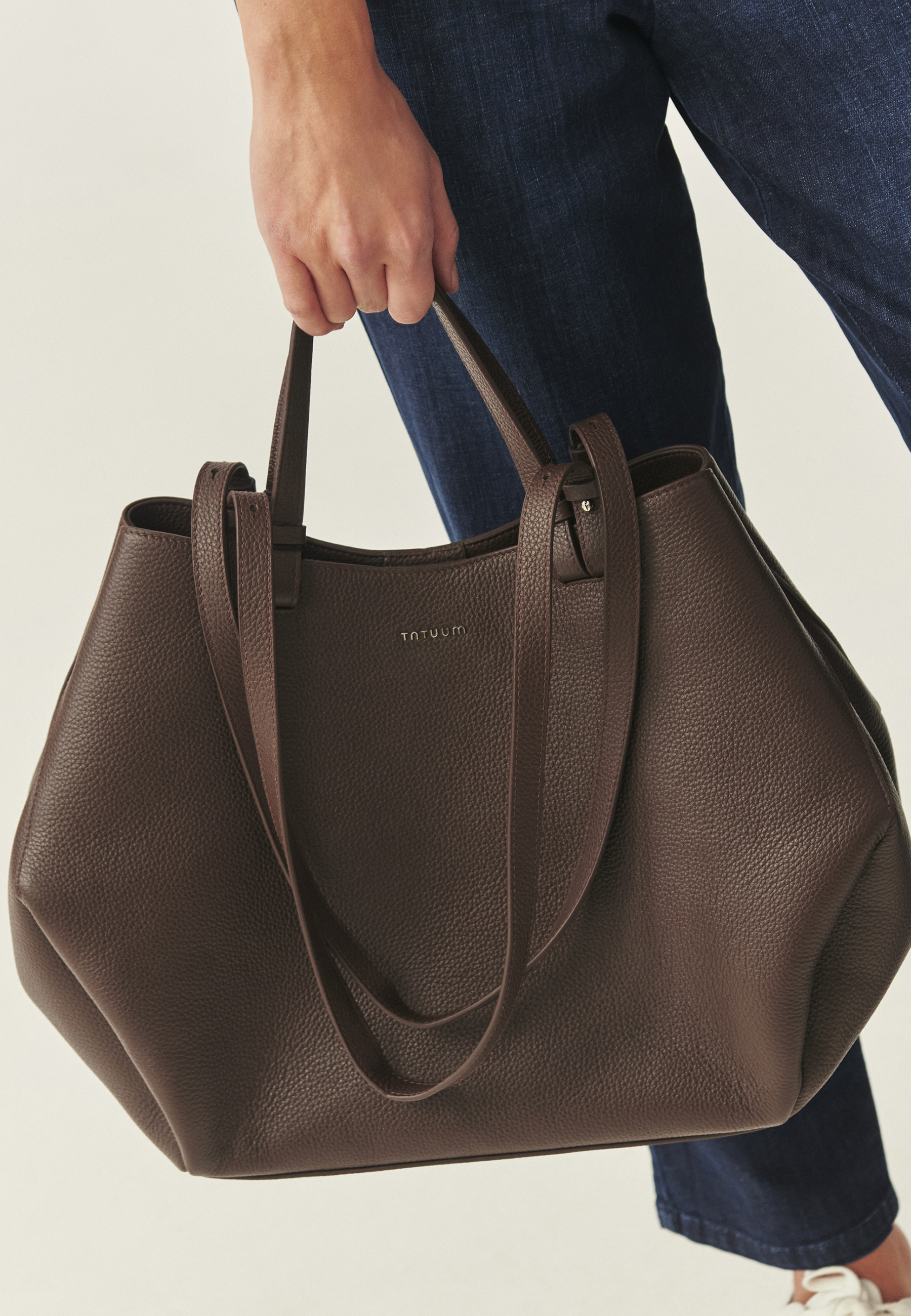 DÁMSKA KOŽENÁ KABELKA – LIVETTA HNEDÁ 2