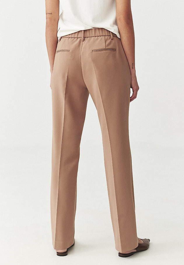 LADIES' WOVEN TROUSERS WITH STRAIGHT LEG — LAURANIA LADIES' WOVEN TROUSERS WITH STRAIGHT LEG — LAURANIA BEŻOWY 3