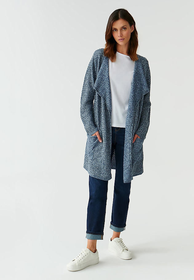 SWETER DAMSKI TYPU KARDIGAN RITI SWETER DAMSKI TYPU KARDIGAN RITI NIEBIESKI 1