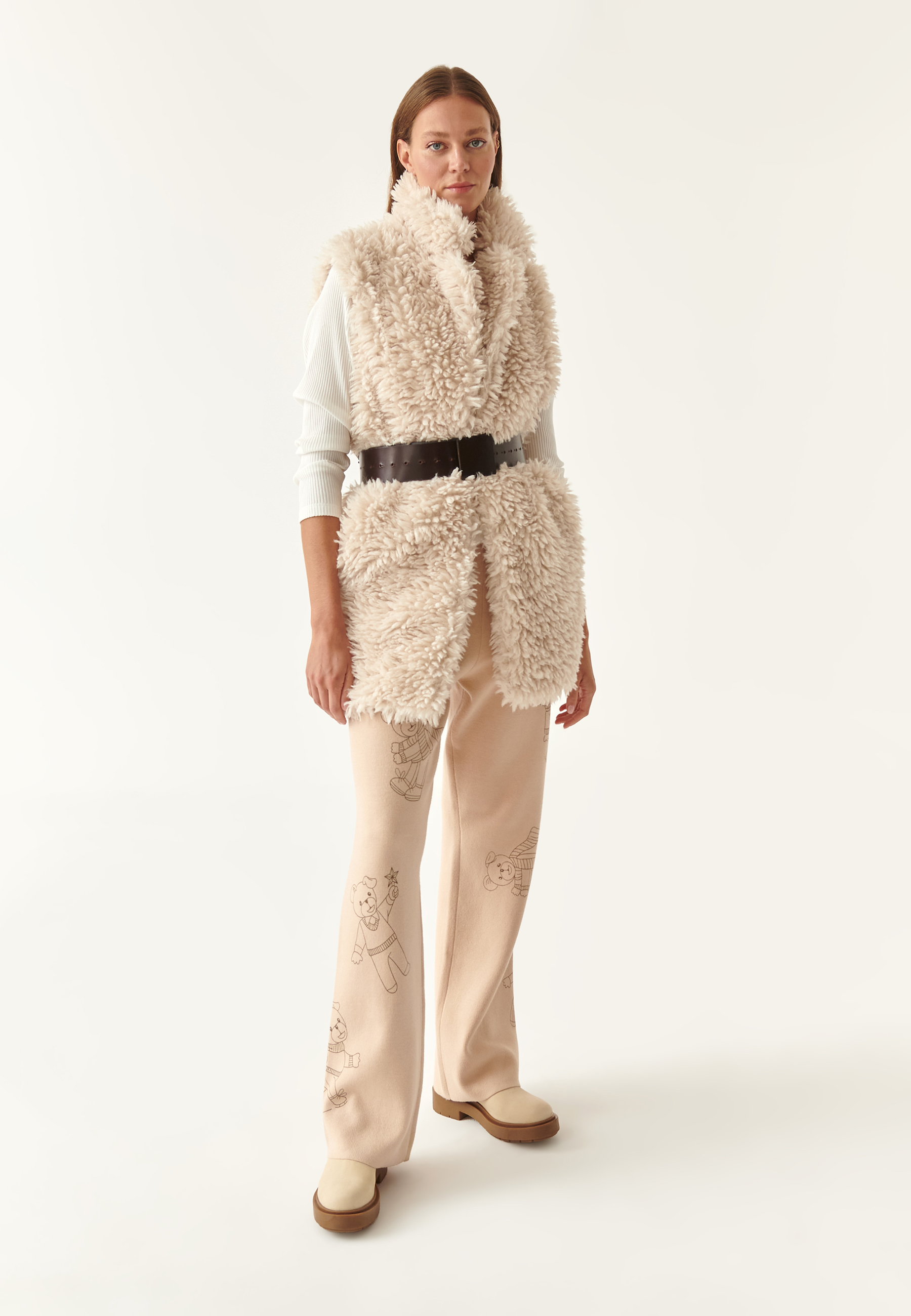 dámske nohavice pletené MAJKA 1