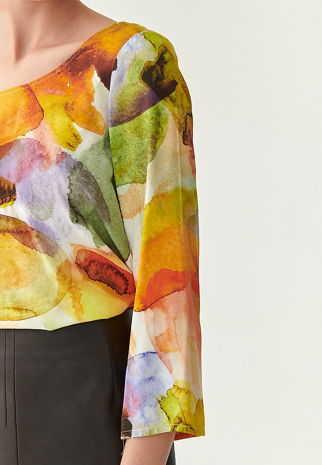 LADIES' PRINTED BLOUSE AFINAMIA LADIES' PRINTED BLOUSE AFINAMIA MULTICOLOR 3