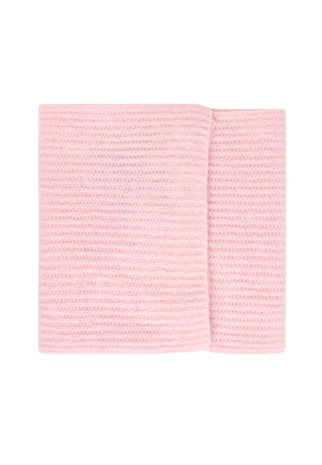 CLASSIC SCARF WITH WOOL AND ALPACA - ROSSIN CLASSIC SCARF WITH WOOL AND ALPACA - ROSSIN PINK 3