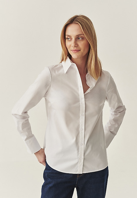 CLASSIC COTTON SHIRT - ERWINA WHITE 2