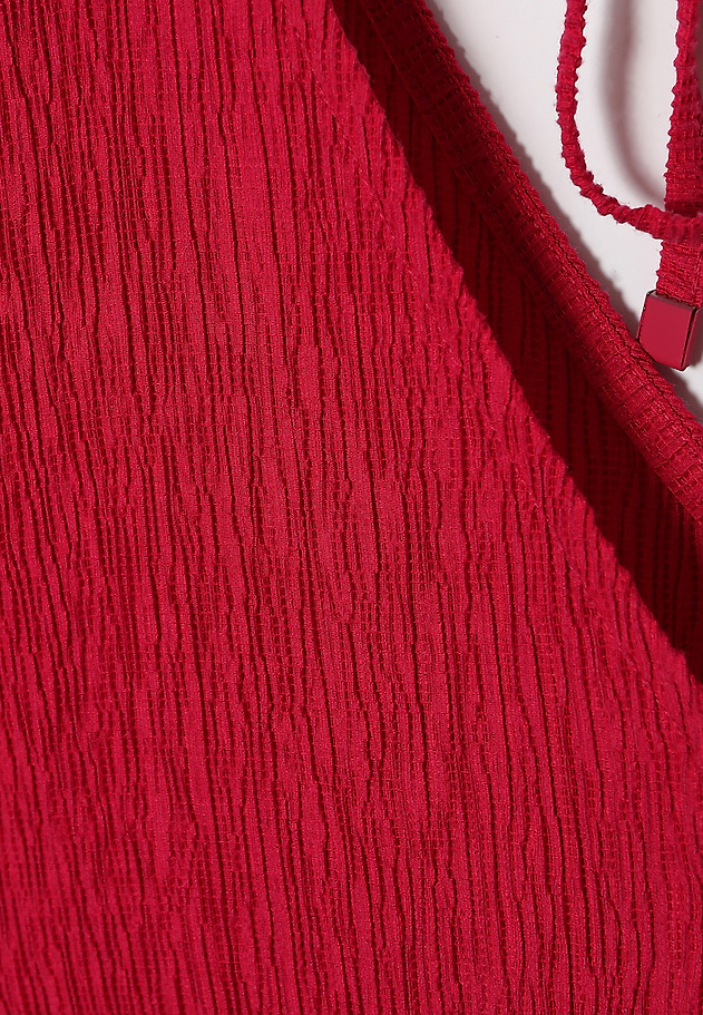 LADIES’ LONG DRESS MADE FROM SHIRRING FABRIC - TABITA LADIES’ LONG DRESS MADE FROM SHIRRING FABRIC - TABITA PINK 7