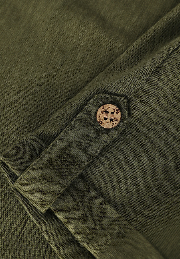 BAVLNOVO-VISCOZOVÁ BLÚZKA - AMBRILA BAVLNOVO-VISCOZOVÁ BLÚZKA - AMBRILA KHAKI 6