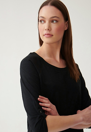 BLUZKA DAMSKA DZIANINOWO-TKANINOWA AZA BLUZKA DAMSKA DZIANINOWO-TKANINOWA AZA