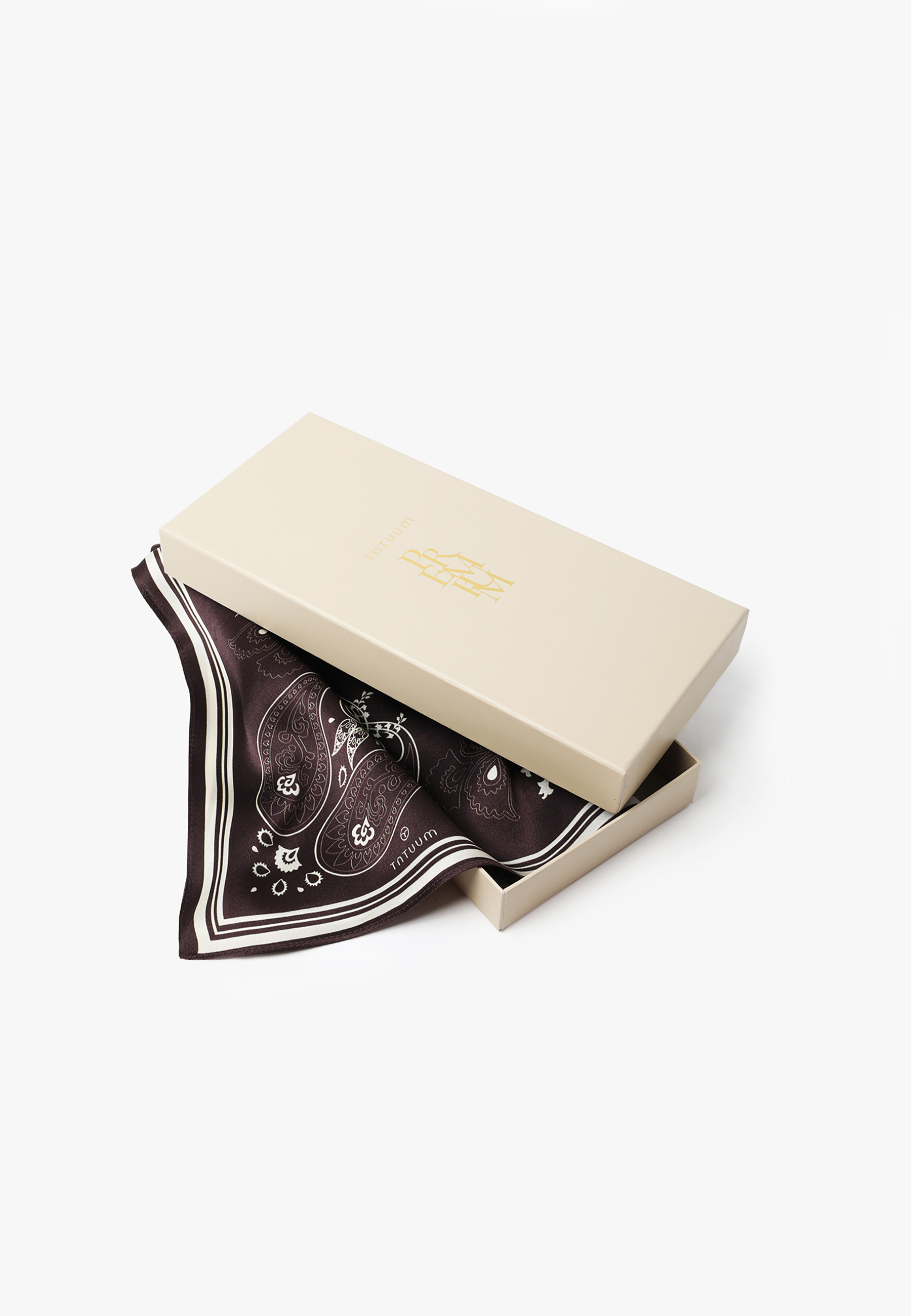 EȘARFĂ DE DAMĂ DIN MĂTASE CU IMPRIMEU ELEGANT - PERI