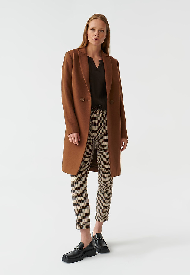 LADIES’ CLASSIC COAT SOWIA 1 LADIES’ CLASSIC COAT SOWIA 1 BRĄZOWY 1